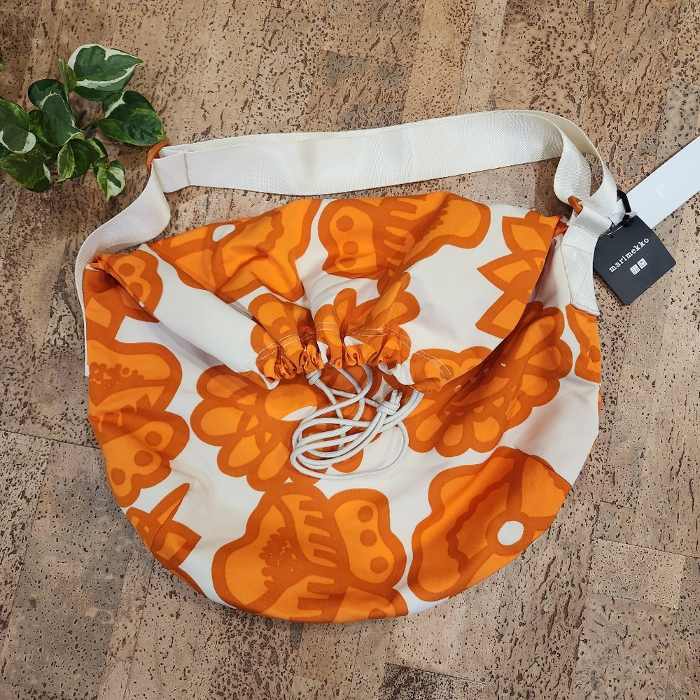 Marimekko X Uniqlo Drawstring Sling Tote Bag